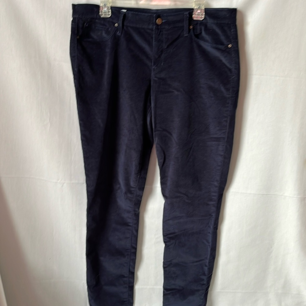 Vintage Gap 1969 Blue Velvet look Legging Jean